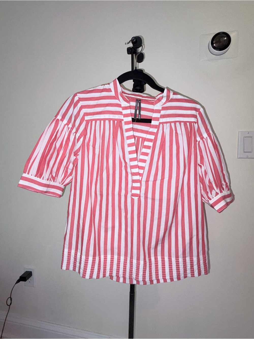 New Anthropologie  Red Striped Women’s Top - Picture 3 of 6